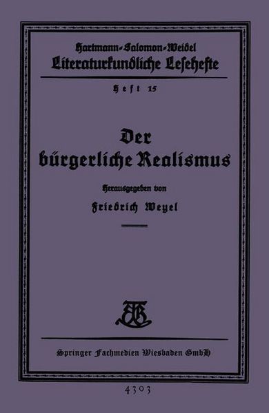 Produktbild: Der b&uuml;rgerliche Realismus