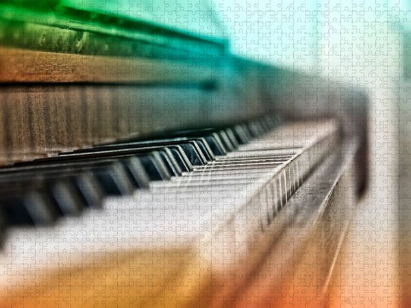Produktbild: CALVENDO Puzzle Klavier Solo f&uuml;r zehn Finger | 1000 Teile Lege-Gr&ouml;&szlig;e 64x48cm Foto-Puzzle f&uuml;r gl&uuml;ckliche Stunden