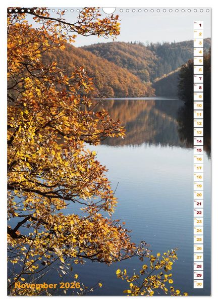 Produktbild: EIFEL - Kraftorte Wald und Wasser (Wandkalender 2026 DIN A3 hoch), CALVENDO Monatskalender