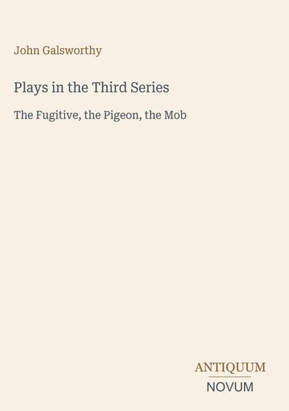 Produktbild: Plays in the Third Series