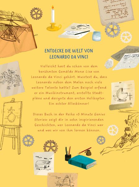 Produktbild: Leonardo da Vinci &ndash; 5 Minute Genius Stories (Deutsche Ausgabe)
