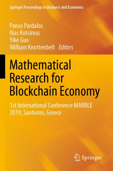 Produktbild: Mathematical Research for Blockchain Economy