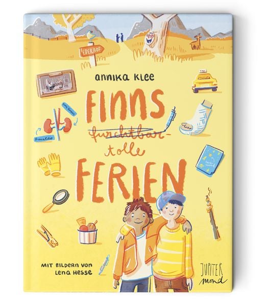 Finns furchtbartolle Ferien, Gebundene Ausgabe von Annika Klee, Jupitermond Verlag, 978-3-949239-28-1