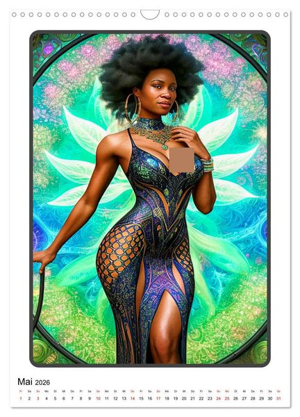 Produktbild: Modefantasien (Wandkalender 2026 DIN A3 hoch), CALVENDO Monatskalender