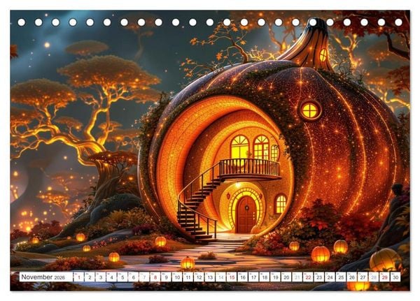 Produktbild: Futuristisches Landleben (Tischkalender 2026 DIN A5 quer), CALVENDO Monatskalender