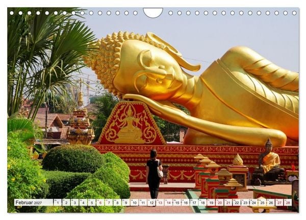 Produktbild: Bekanntes und Unbekanntes Laos (Wandkalender 2027 DIN A4 quer), CALVENDO Monatskalender