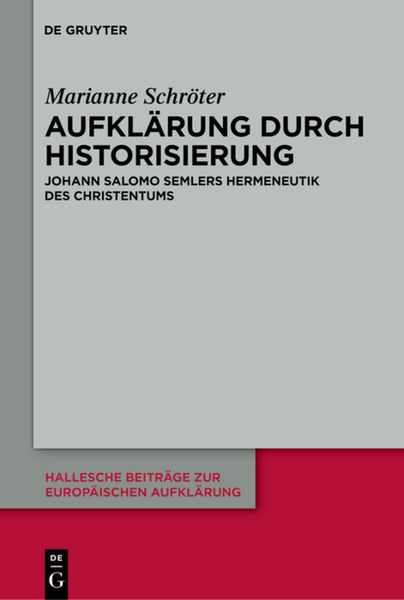 Produktbild: Aufkl&auml;rung durch Historisierung