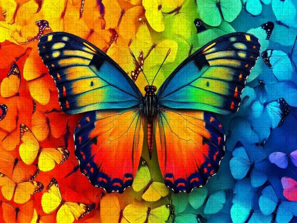 Produktbild: CALVENDO Puzzle Bunt | 1000 Teile Lege-Gr&ouml;&szlig;e 64x48cm Foto-Puzzle f&uuml;r gl&uuml;ckliche Stunden