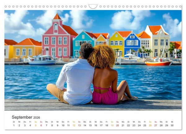 Produktbild: Cura&ccedil;ao - paradiesische Insel in der Karibik (Wandkalender 2026 DIN A3 quer), CALVENDO Monatskalender