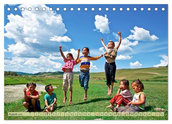 Produktbild: Reise durch Asien - Mongolei (Tischkalender 2026 DIN A5 quer), CALVENDO Monatskalender