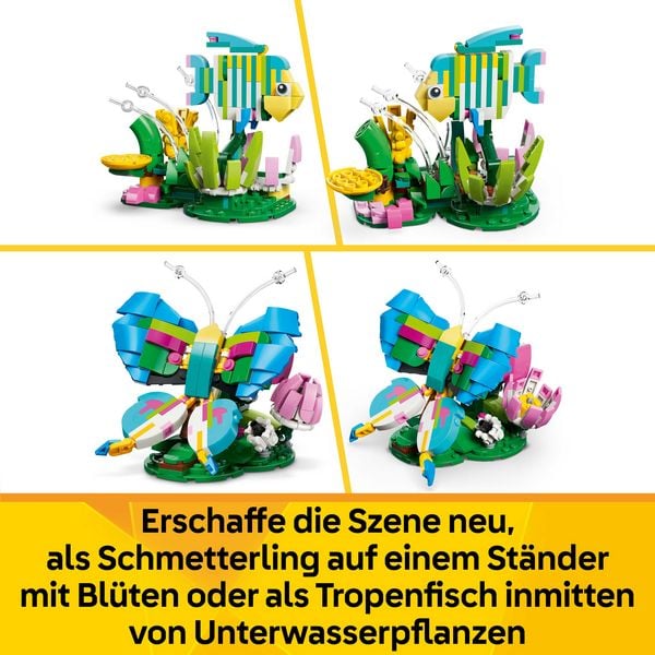 Produktbild: LEGO Creator 3-in-1-Set 31384 Wilde Tiere: Bunter Kolibri, Tierfiguren