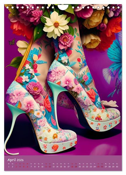 Produktbild: HighHeelArt (Wandkalender 2026 DIN A4 hoch), CALVENDO Monatskalender