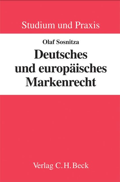 Produktbild: Deutsches und europ&auml;isches Markenrecht