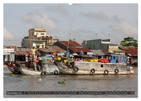 Produktbild: Vietnam - Zwischen Mekong und Halong Bucht (Wandkalender 2026 DIN A2 quer), CALVENDO Monatskalender