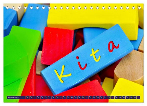 Produktbild: Traumberuf - Erzieher:innen in der Kinderkrippe (Tischkalender 2027 DIN A5 quer), CALVENDO Monatskalender