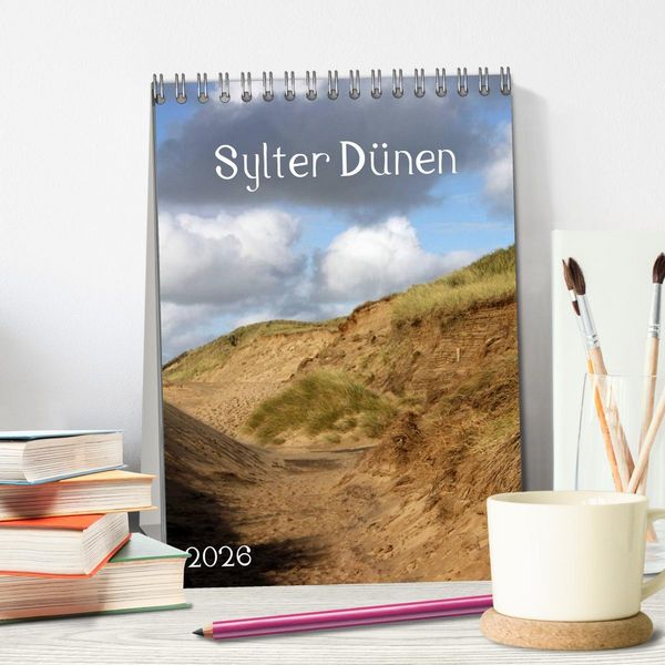 Produktbild: Sylter D&uuml;nen (Tischkalender 2026 DIN A5 hoch), CALVENDO Monatskalender