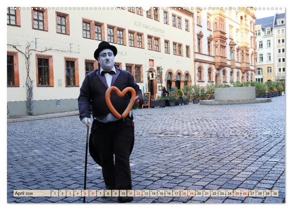 Produktbild: Buntes Leipzig (hochwertiger Premium Wandkalender 2026 DIN A2 quer), Kunstdruck in Hochglanz