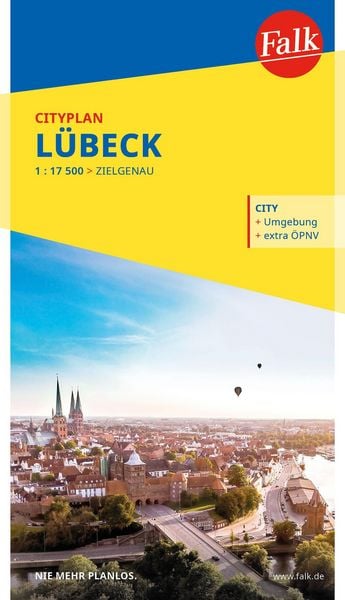 Produktbild: Falk Cityplan L&uuml;beck 1:17.500