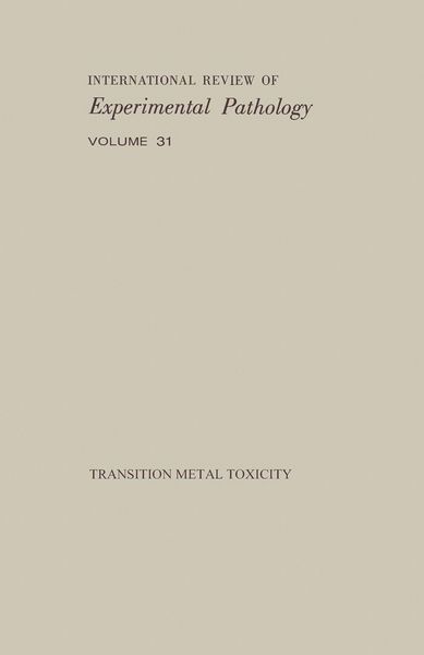Produktbild: Transition Metal Toxicity