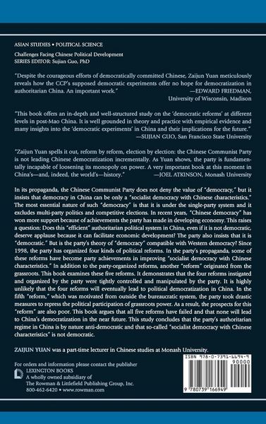 Produktbild: Failure of China's Democratic Reforms