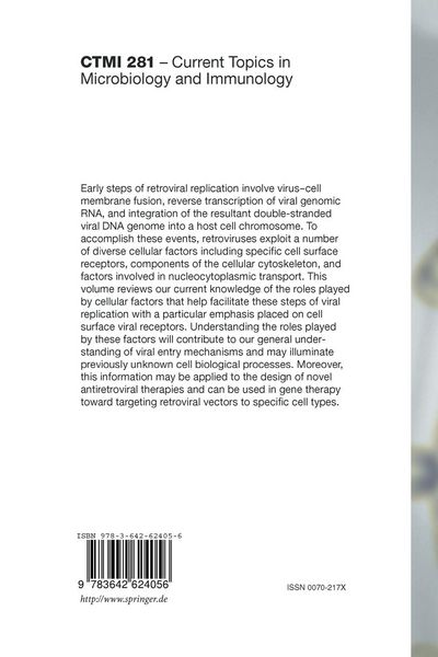 Produktbild: Cellular Factors Involved in Early Steps of Retroviral Replication