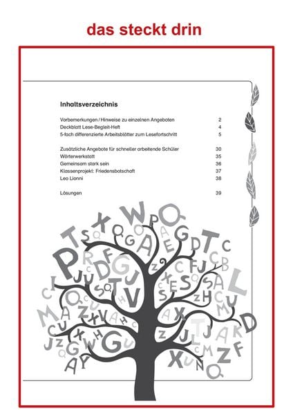 Produktbild: Literaturprojekt zu Der Buchstabenbaum