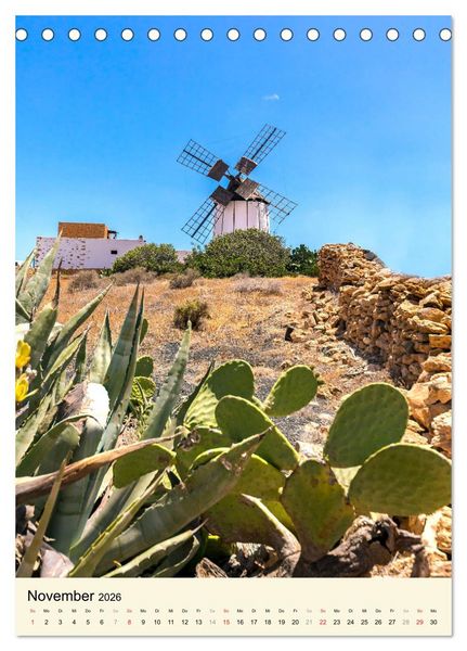Produktbild: FUERTEVENTURA Bezaubernde Kanareninsel (Tischkalender 2026 DIN A5 hoch), CALVENDO Monatskalender