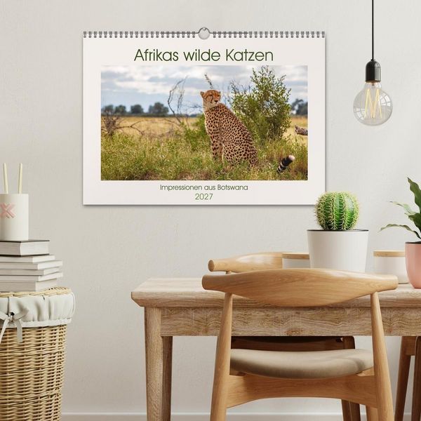 Produktbild: Afrikas wilde Katzen (Wandkalender 2027 DIN A3 quer), CALVENDO Monatskalender