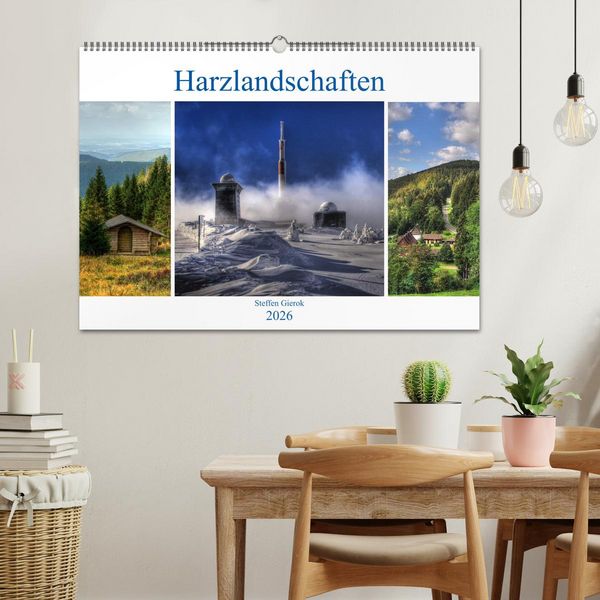 Produktbild: Harz Landschaften (Wandkalender 2026 DIN A2 quer), CALVENDO Monatskalender