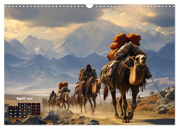 Produktbild: Historische Seidenstra&szlig;e (Wandkalender 2026 DIN A3 quer), CALVENDO Monatskalender