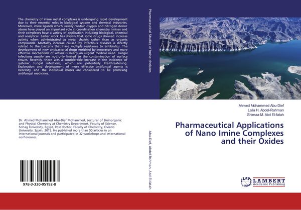 Produktbild: Pharmaceutical Applications of Nano Imine Complexes and their Oxides