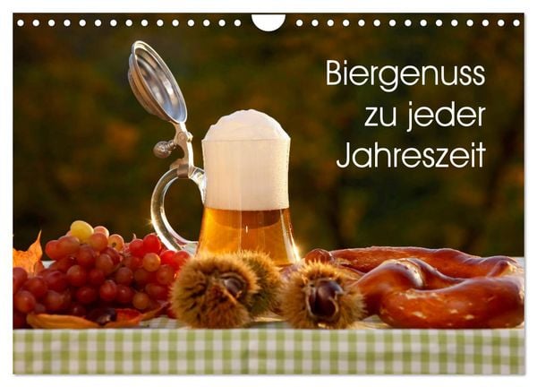 Produktbild: Biergenuss zu jeder Jahreszeit (Wandkalender 2026 DIN A4 quer), CALVENDO Monatskalender