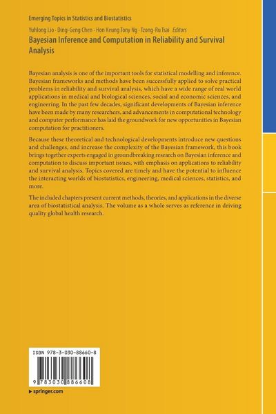 Produktbild: Bayesian Inference and Computation in Reliability and Survival Analysis