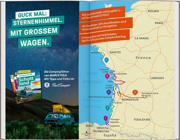 Produktbild: MARCO POLO Camper Guide Franz&ouml;sische Atlantikk&uuml;ste