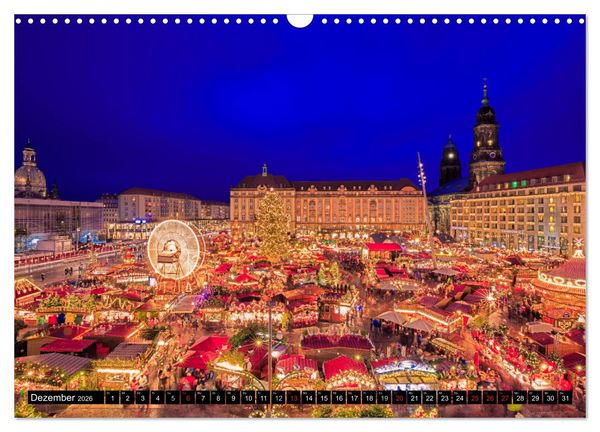 Produktbild: Barockperle Dresden (Wandkalender 2026 DIN A3 quer), CALVENDO Monatskalender