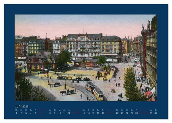 Produktbild: Historisches Frankfurt am Main von 1888 bis 1918 (Wandkalender 2026 DIN A3 quer), CALVENDO Monatskalender