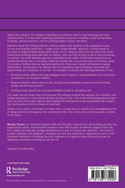 Produktbild: Whole Life Costing for Sustainable Building