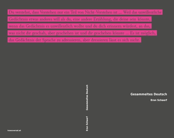 Produktbild: Gesammeltes Deutsch