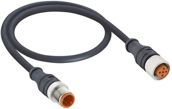 Produktbild: Lutronic 1097 Sensor-/Aktor-Anschlussleitung M12 Stecker, gerade 1.50 m Polzahl Sensoren: 5 1 St.