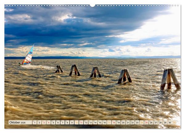 Produktbild: Windsurfing - extrem cool (hochwertiger Premium Wandkalender 2026 DIN A2 quer), Kunstdruck in Hochglanz