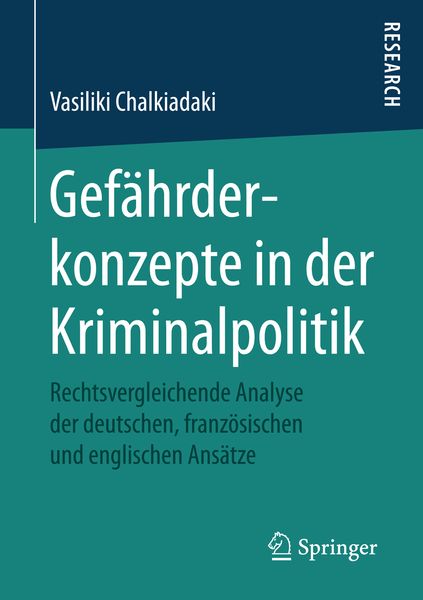 Produktbild: Gef&auml;hrderkonzepte in der Kriminalpolitik