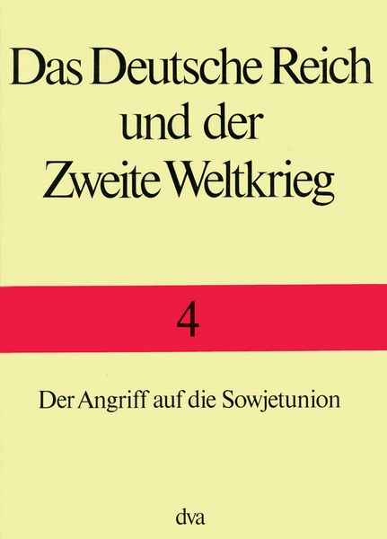 Produktbild: Das Deutsche Reich und der Zweite Weltkrieg Band 4