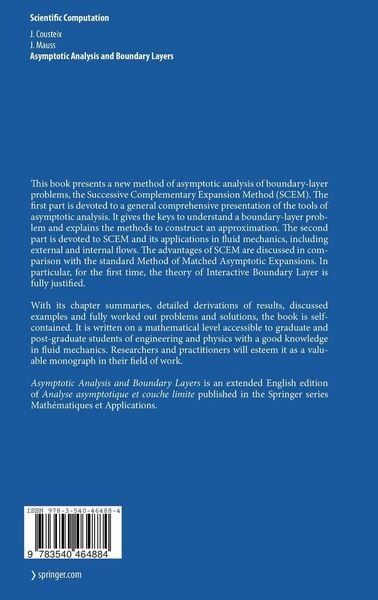 Produktbild: Asymptotic Analysis and Boundary Layers