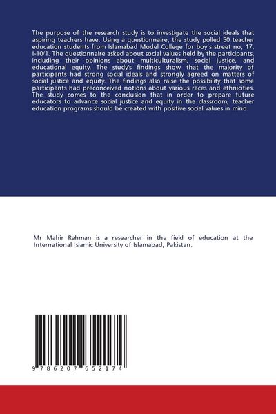 Produktbild: Observing Social Values among prospective Teachers in Islamabad