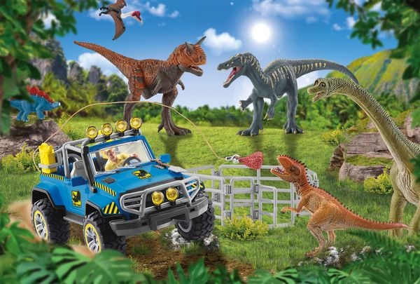 Produktbild: Dinosaurs, Urzeit-Giganten, 60 Teile, mit Add-on (eine Original Figur Baby Stegosaurus)
