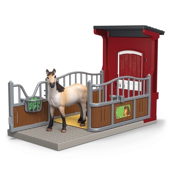 schleich Farm World Ponybox mit Mustang Stute