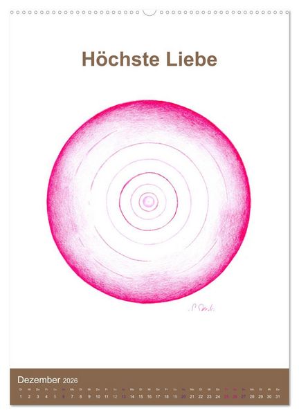 Produktbild: Delfinheilsymbole (Wandkalender 2026 DIN A2 hoch), CALVENDO Monatskalender