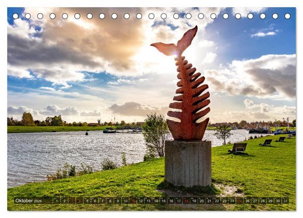 Produktbild: Malerisches Greetsiel (Tischkalender 2026 DIN A5 quer), CALVENDO Monatskalender