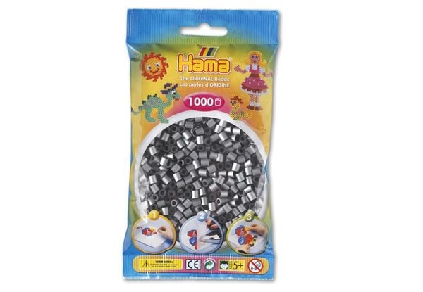 Hama Perlen silber, 1000 Stück