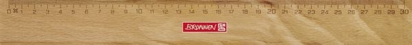 Produktbild: Brunnen Lineal Holz 30 cm